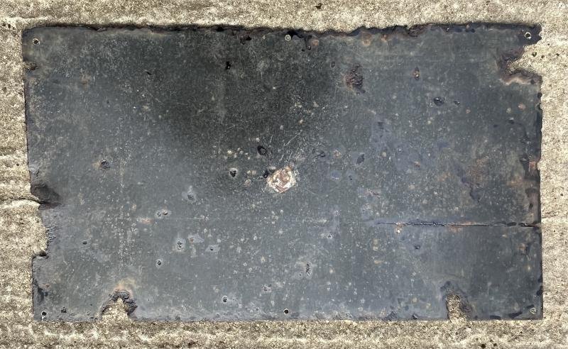 Public Shelter Enamel sign. — image 4