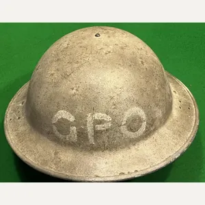 Home Guard Post Office Battalion helmet.