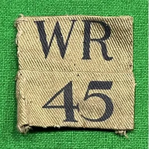 45th ( Doncaster) Battalion, West Riding HG unit titles.