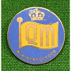 Ministry of Food - Queen's Messenger lapel badge.