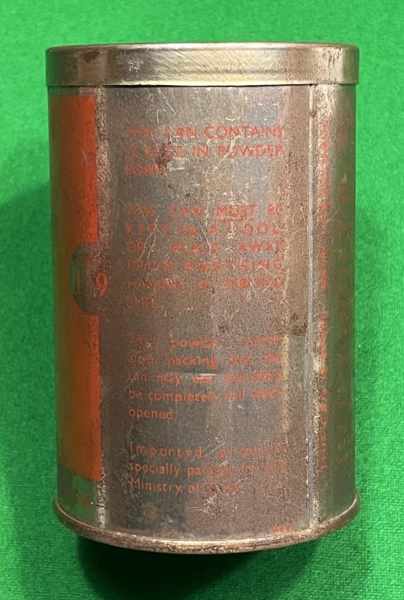 M.O.F. Dried Egg Tin. — image 2