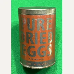 M.O.F. Dried Egg Tin.