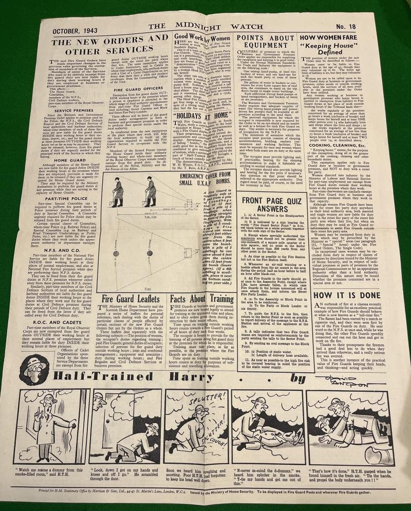 The Midnight Watch - Fire Guard Newspaper. No.18. — image 3
