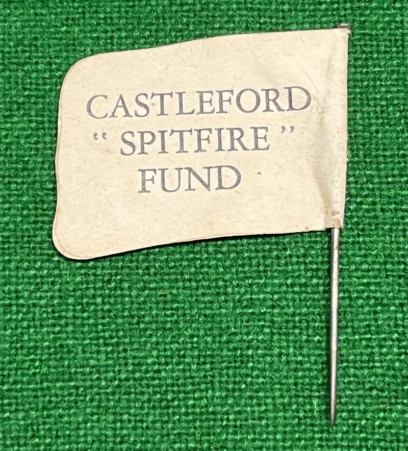 Castleford Spitfire Fund Flag Day Pin. — image 2