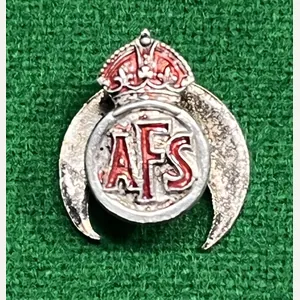 Half Size AFS lapel badge.