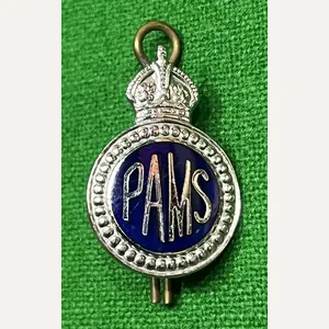 Police Auxiliary Messenger Service cap badge.