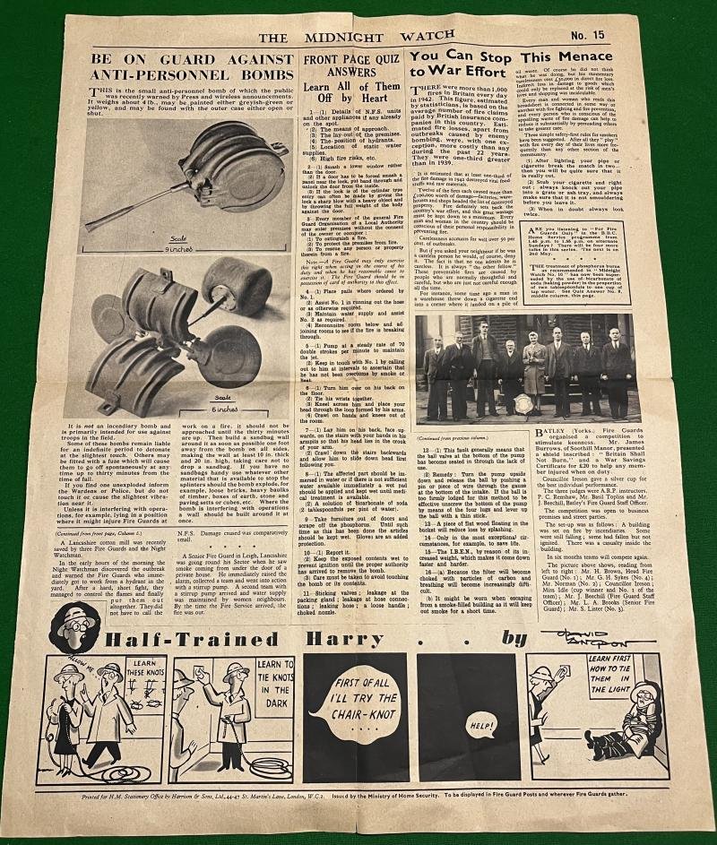 The Midnight Watch - Fire Guard Newspaper - No.15 — image 3