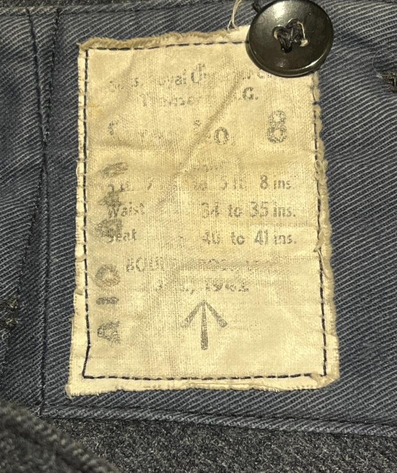 Royal Observer Corps Trousers. — image 2