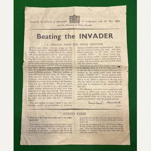 Beating the Invader Leaflet.