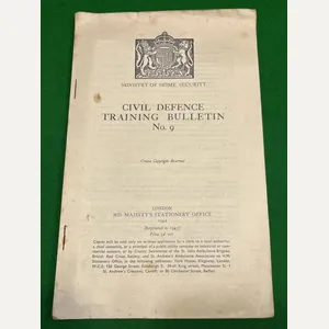 Civil Defence Training Bulletin No.9