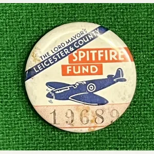 Leicester Spitfire Fund badge.