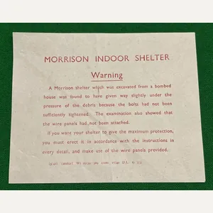 Morrison Shelter Notice.