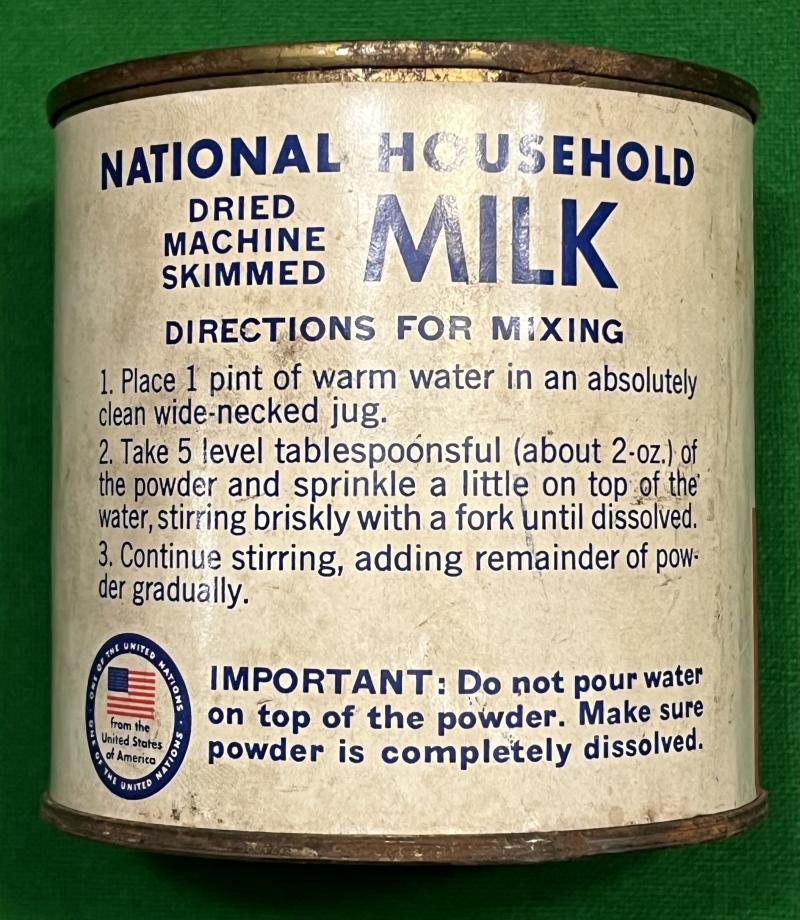 Full National Household Milk tin. — image 3