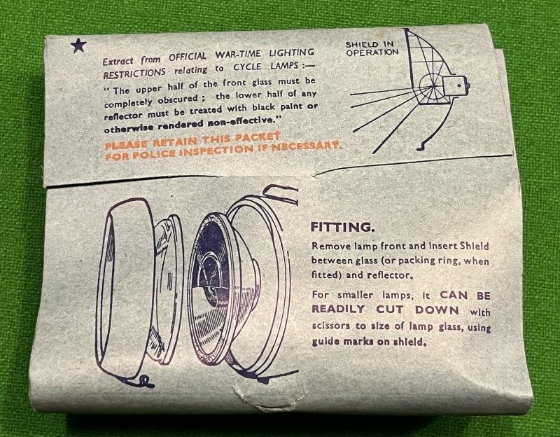 Lucas ' Masklite ' ARP Cycle Headlamp Shield. — image 2