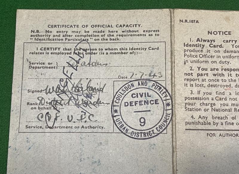National Identity Card with Endorsement - District Warden. — image 4