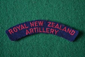 Royal New Zealand Artillery.