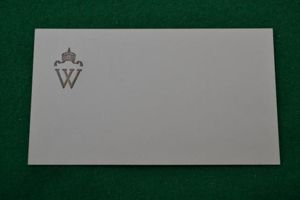 Kaiser Message Card.