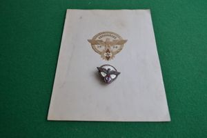 Kreissierger Certificate and Badge.