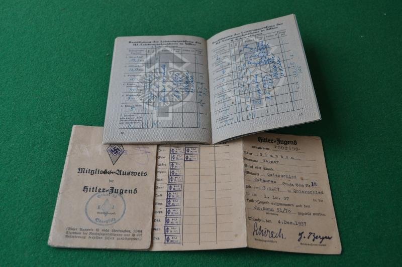 Hitler Youth Sports Book and Ausweis. — image 3