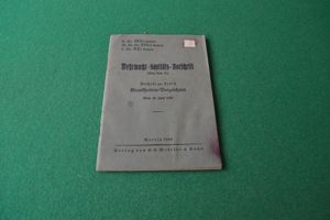 Wehrmacht Medics Booklet.