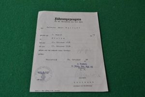 Good Conduct Certificate.