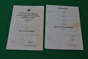 Pair of Army Citations.