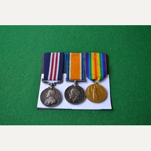 Military Medal Trio.