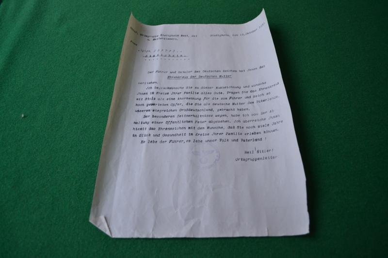 Mothers Cross Citation. — image 2