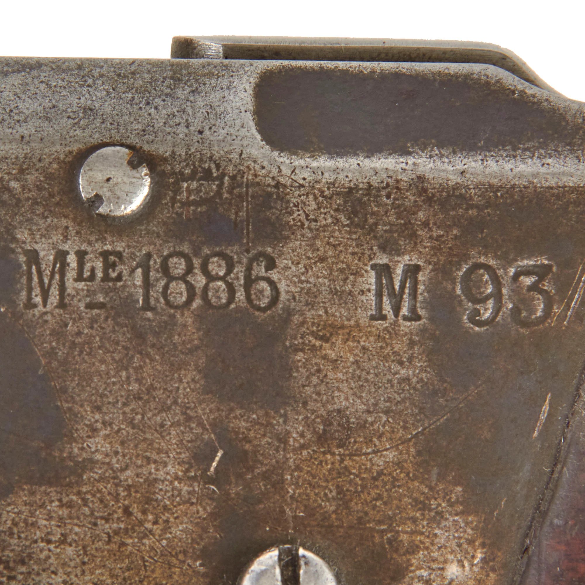 Original Antique French Lebel Fusil Modèle 1886 M93 Infantry Rifle by St. Étienne Arsenal Dated 1891 - Serial FT 46363 — image 8