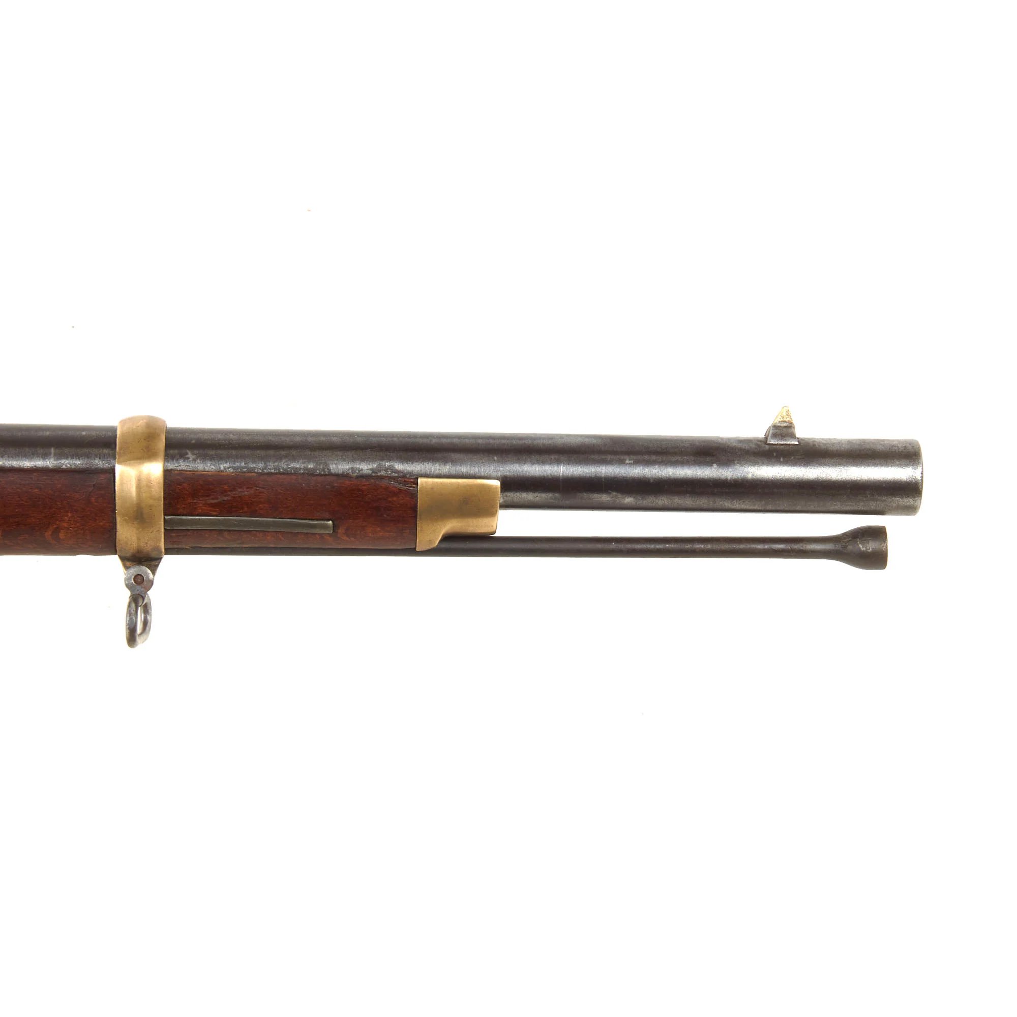 Original U.S. Civil War Rare Remington Contract Model 1863 'Zouave' Percussion Rifle with Very Good Bore - dated 1863 — image 10