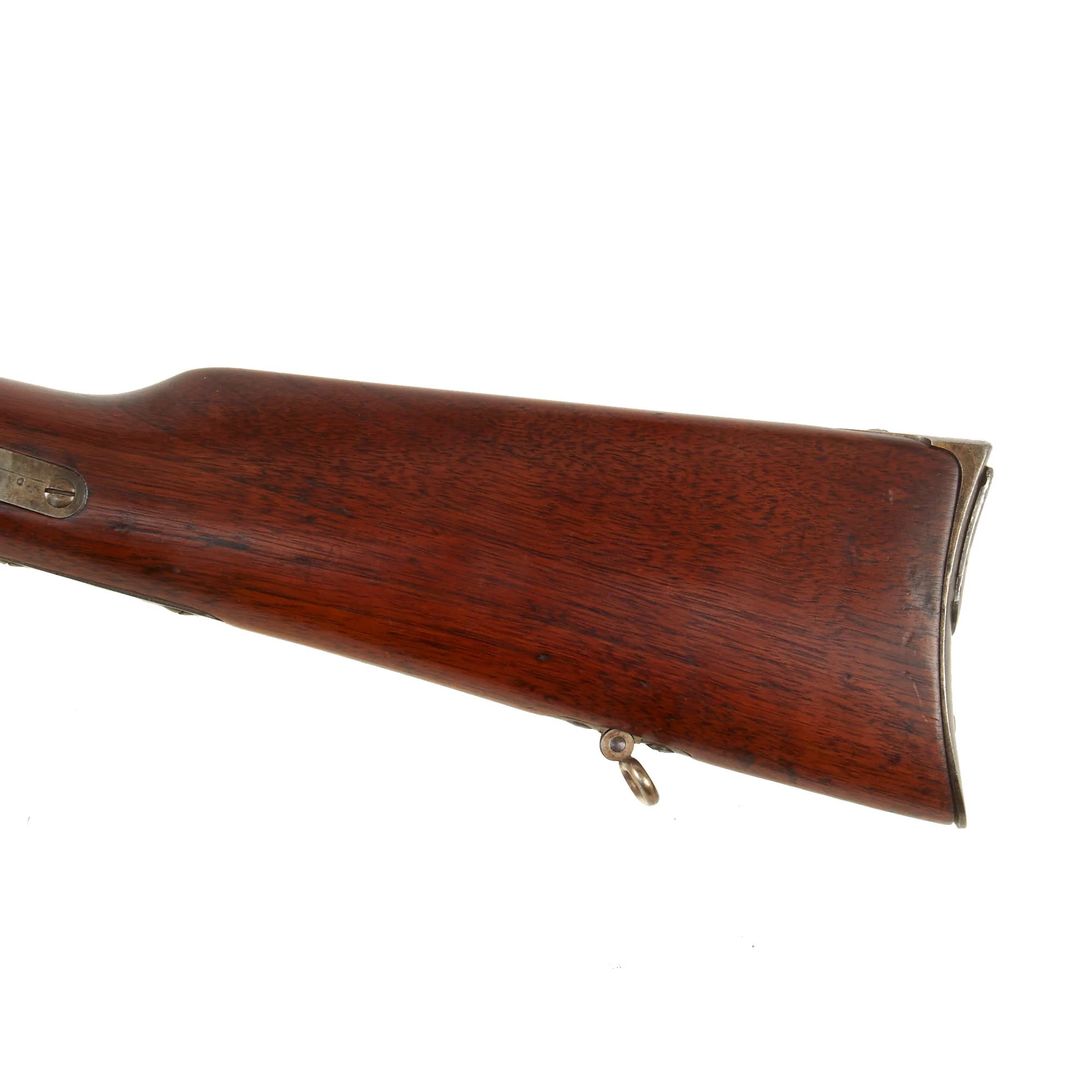 Original U.S. Civil War Model 1860 Spencer Carbine Converted to .50 Rimfire For Indian Wars with Stabler Cutoff - Serial Number 51092 — image 10