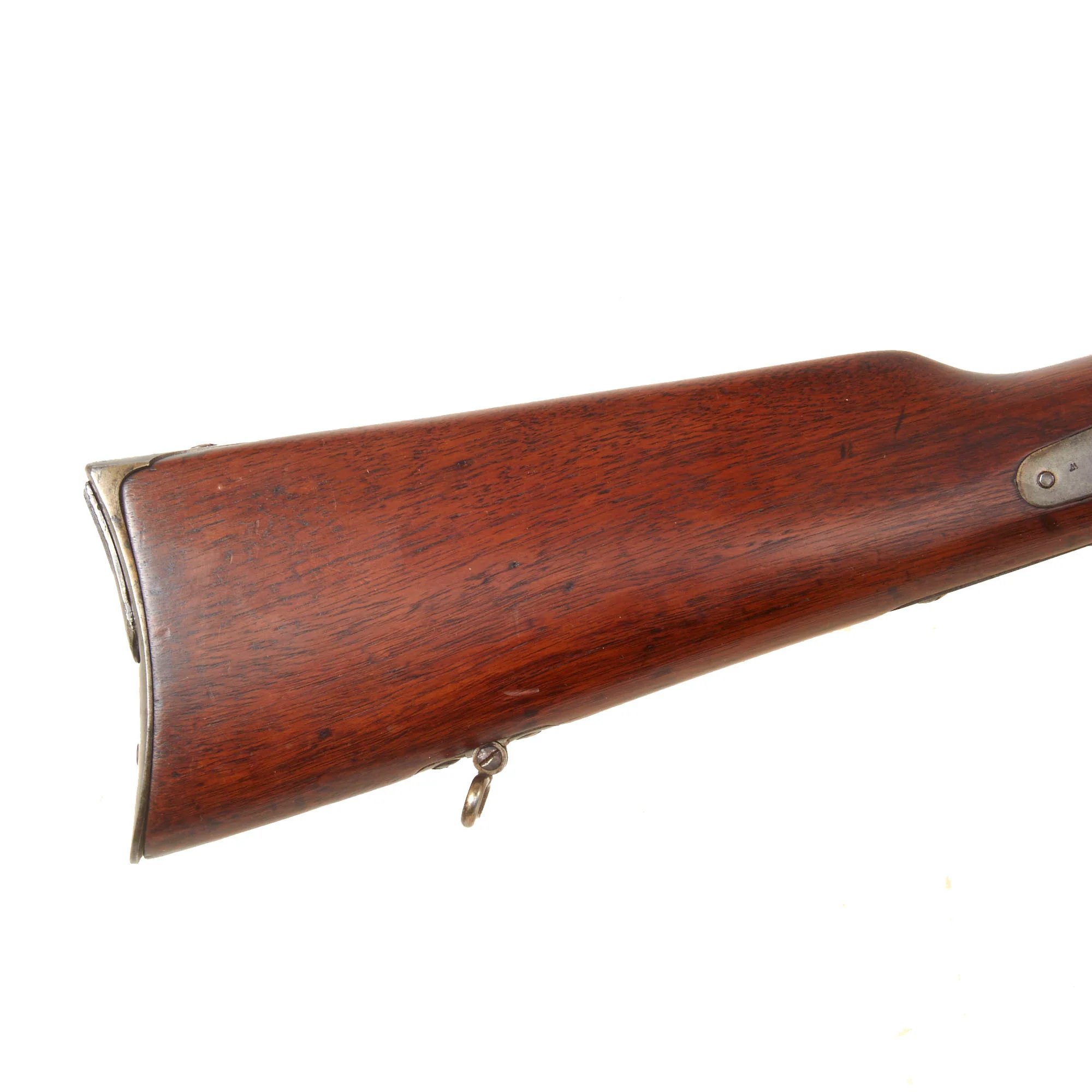 Original U.S. Civil War Model 1860 Spencer Carbine Converted to .50 Rimfire For Indian Wars with Stabler Cutoff - Serial Number 51092 — image 8