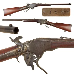 Original U.S. Civil War Model 1860 Spencer Carbine Converted to …