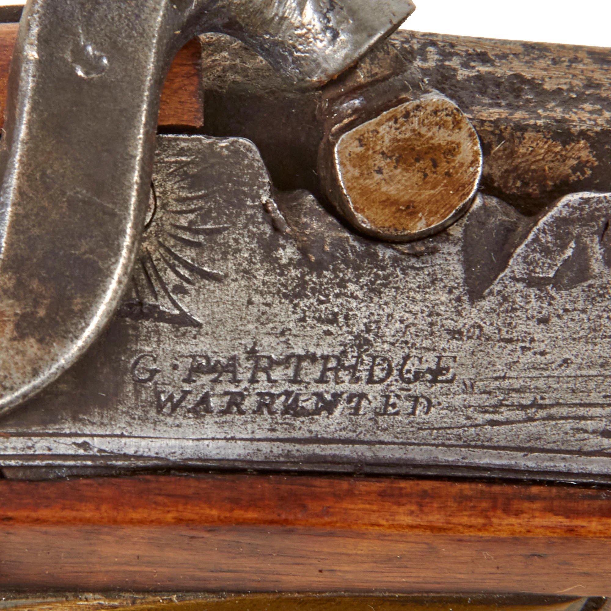 Original U.S. Pennsylvania Percussion Hunting Rifle by Frank Gilbert of Somerset with Partridge Trade Lock - Circa 1850 — image 5