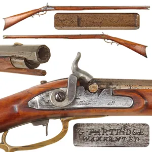 Original U.S. Pennsylvania Percussion Hunting Rifle by Frank Gilbert of …