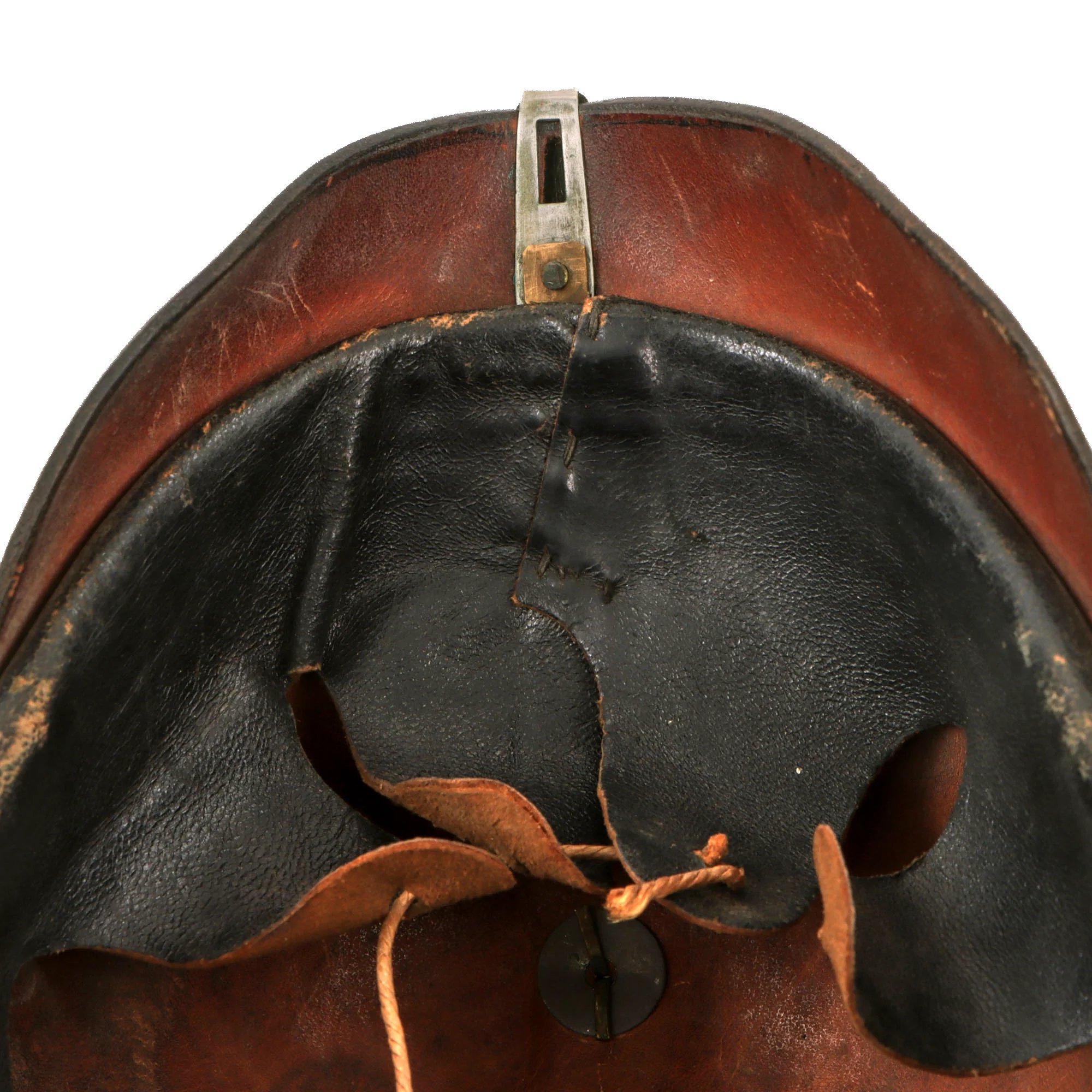 Original German WWI Kingdom of Württemberg M1891 Silver Pioneer EM/NCO Pickelhaube Spiked Helmet with Original Cockades - Size 54 — image 11