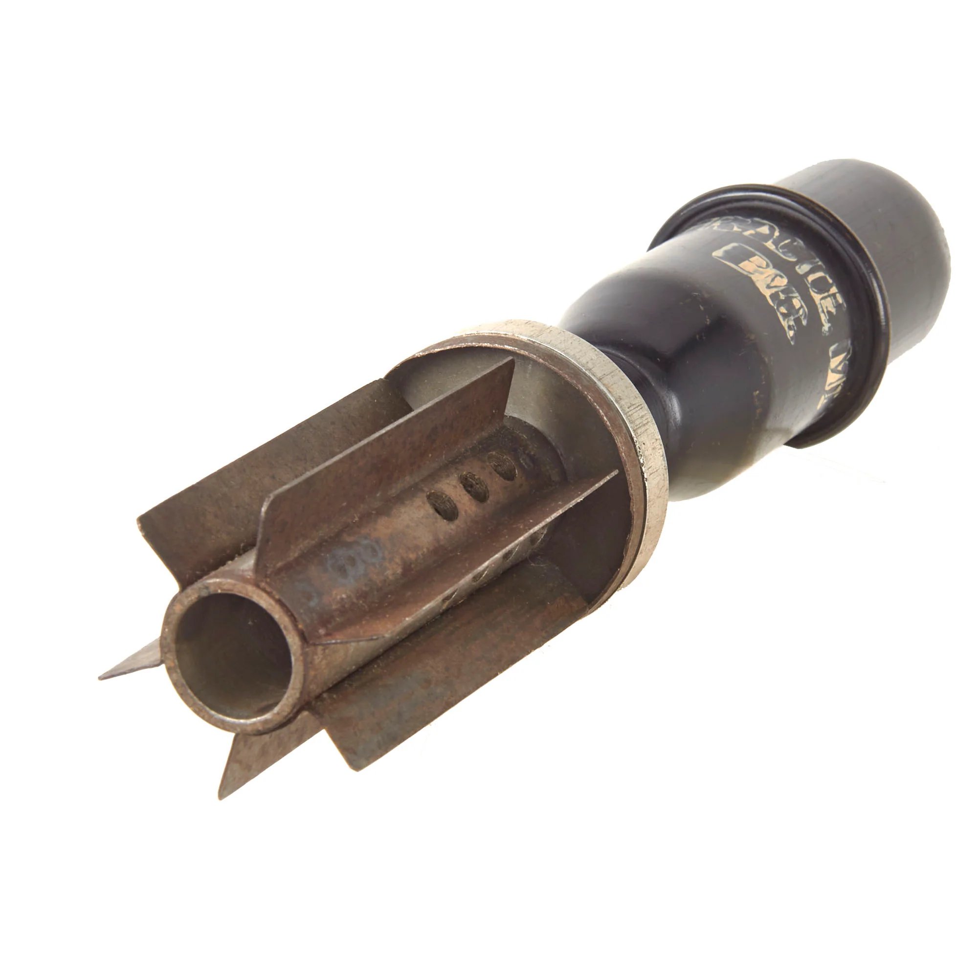 Original U.S. Inert M11A1 Practice Anti-Tank Rifle Grenade with Possibly Experimental or Shop-Made Mortar Adapter — image 7