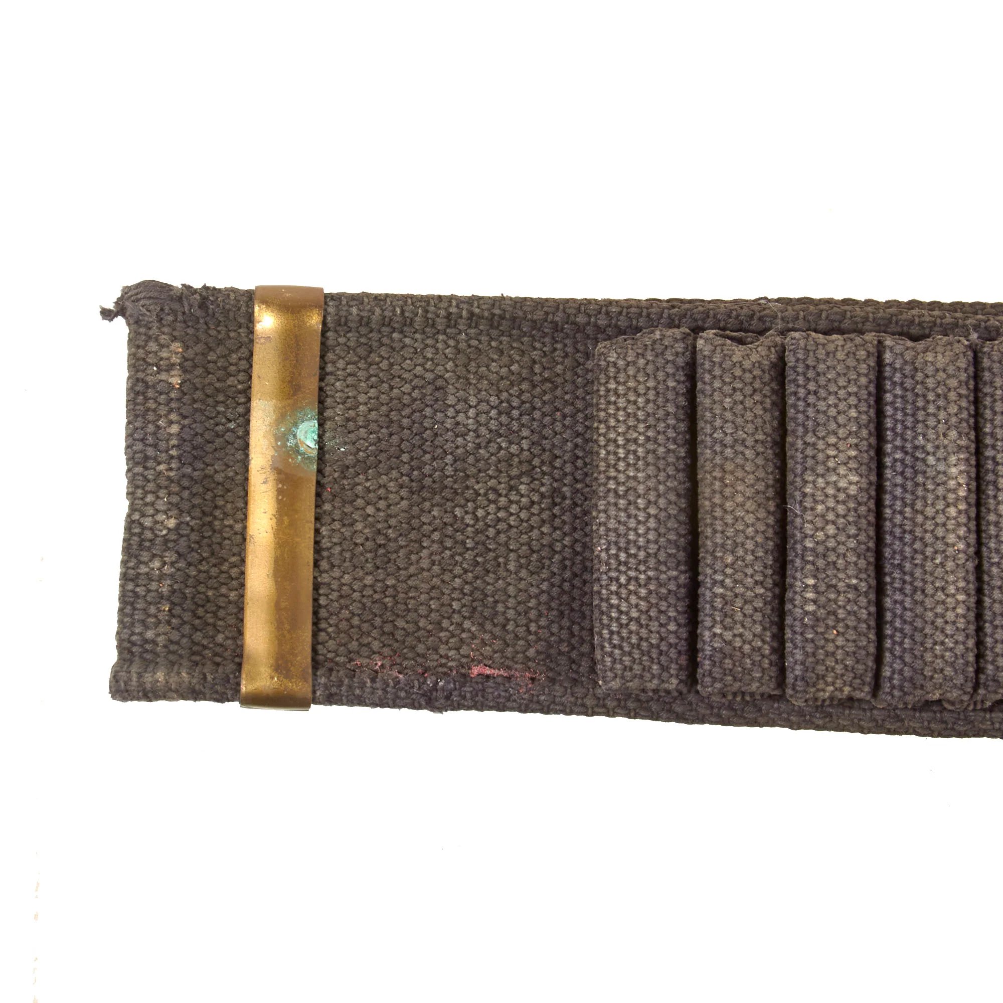 Original U.S. Spanish American War Mills & Orndorff 100 Round Double Loop .30-40 Krag Rifle Ammunition Belt - 1894 Patent Date — image 8