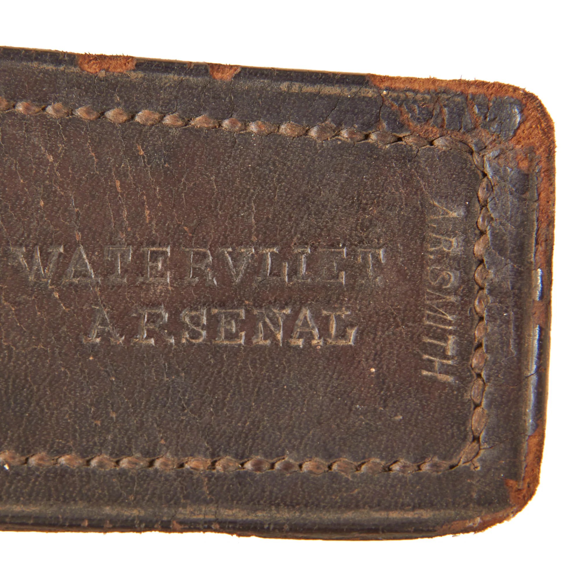 Original U.S. Indian Wars M1876 Type 1 Prairie Cartridge Belt with Scarce 1879 Trials Adapter Brass Rings by Watervliet Arsenal - Extremely Rare — image 9