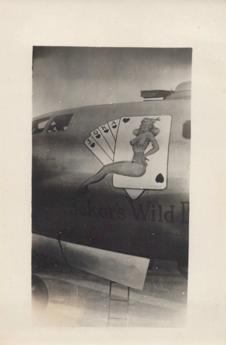 Original U.S. WWII AAF Nose Art Photo Collection with Fantastic Suggestive Artwork - 20 Photos Total — image 11