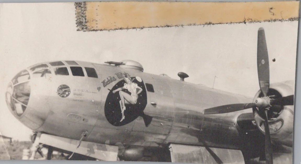 Original U.S. WWII AAF Nose Art Photo Collection with Fantastic Suggestive Artwork - 20 Photos Total — image 13
