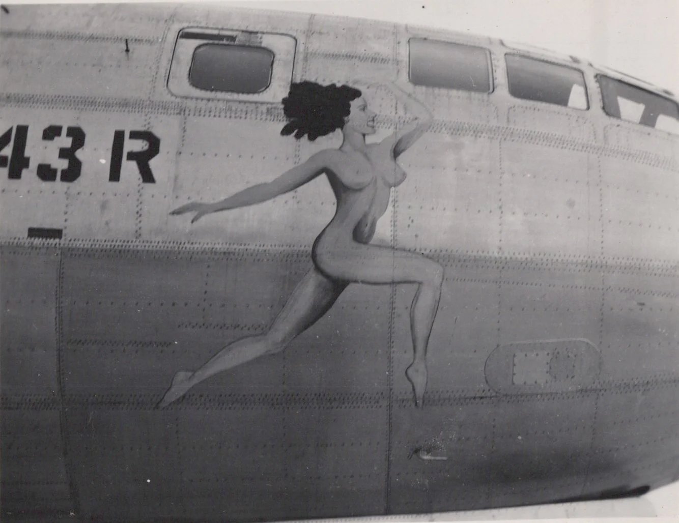 Original U.S. WWII AAF Nose Art Photo Collection with Fantastic Suggestive Artwork - 20 Photos Total — image 16