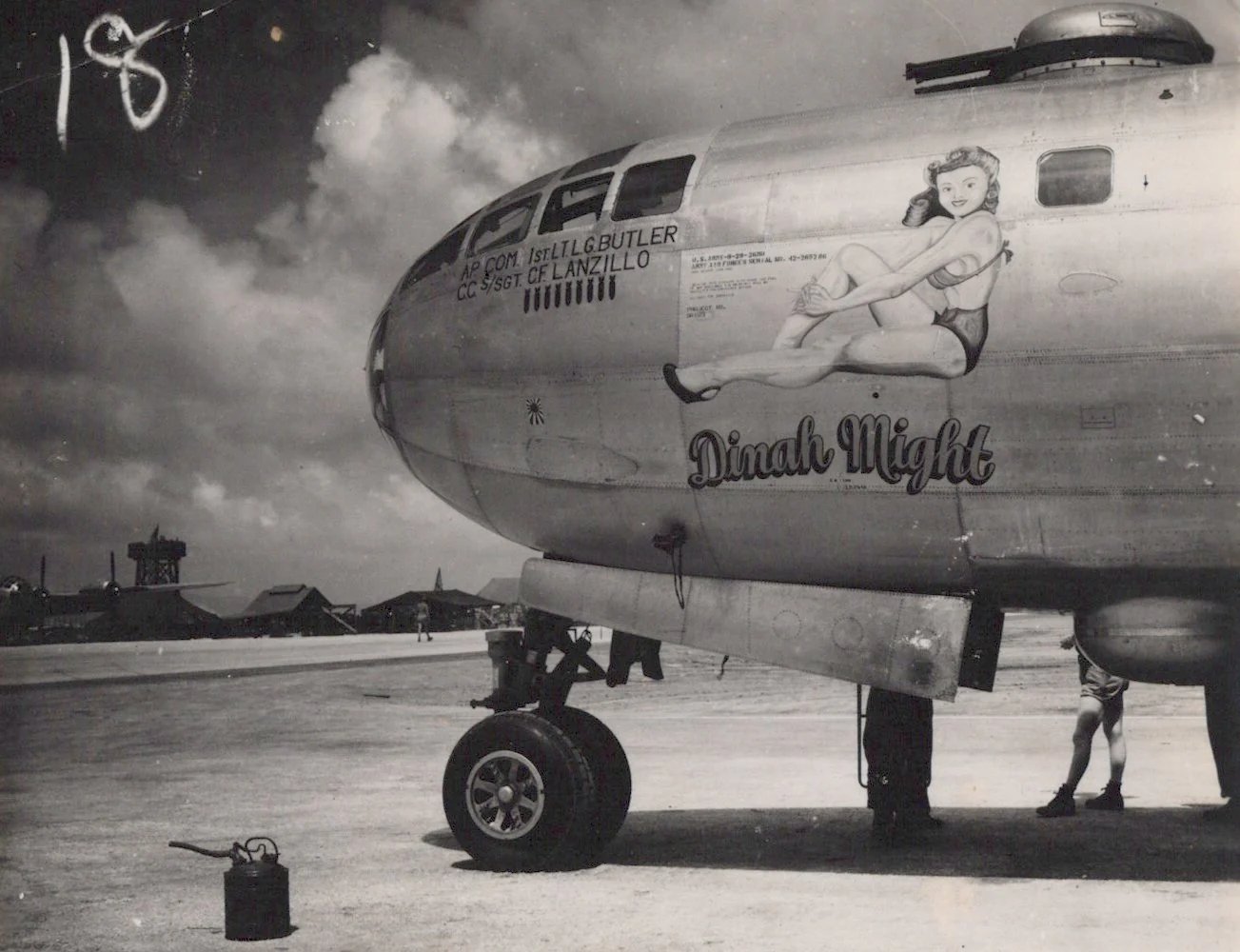 Original U.S. WWII AAF Nose Art Photo Collection with Fantastic Suggestive Artwork - 20 Photos Total — image 3
