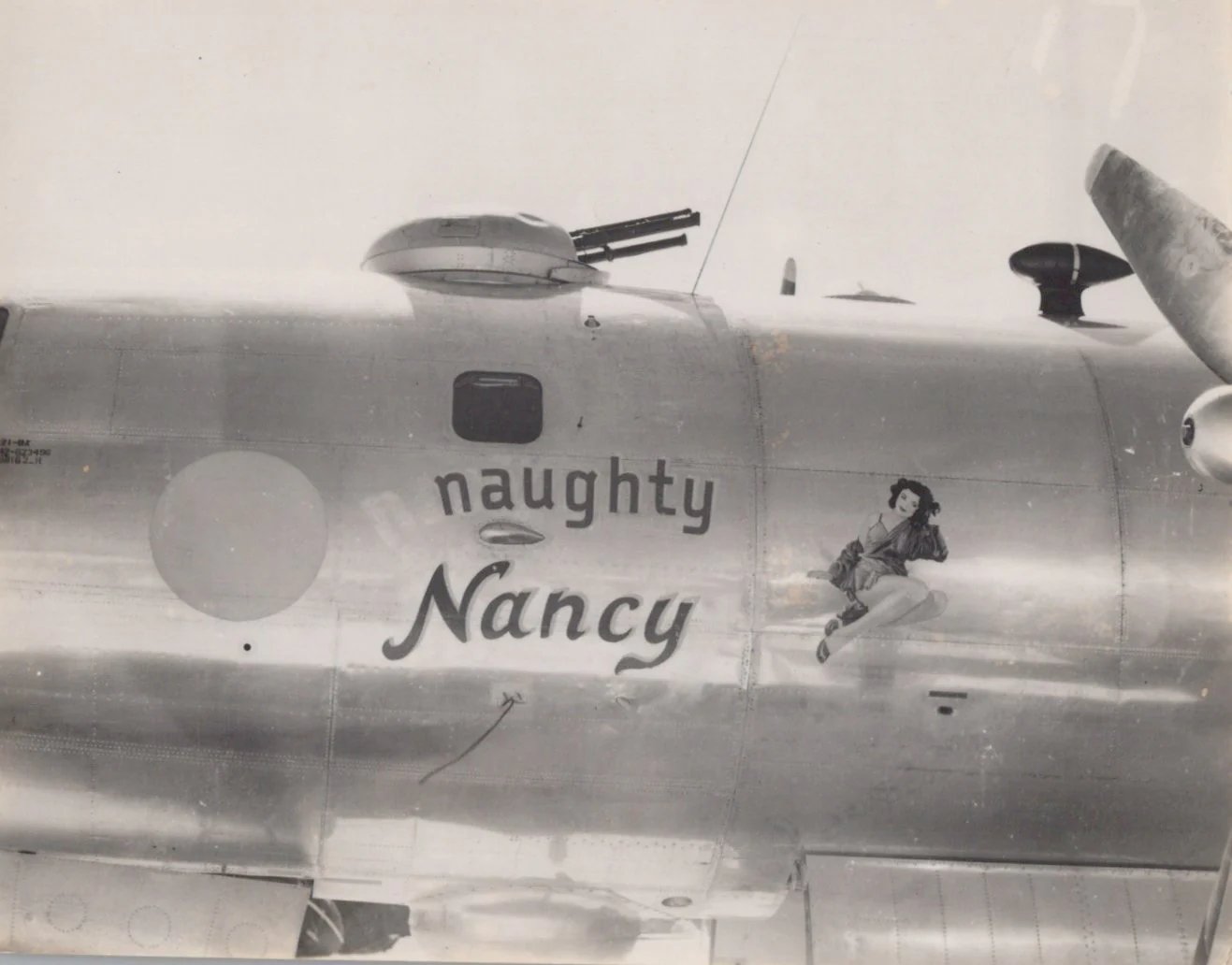 Original U.S. WWII AAF Nose Art Photo Collection with Fantastic Suggestive Artwork - 20 Photos Total — image 4