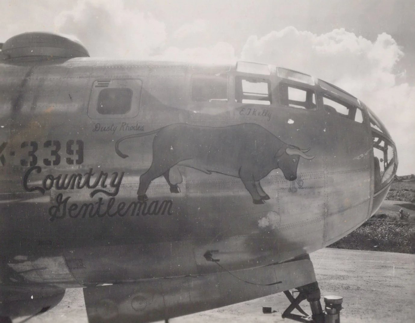 Original U.S. WWII AAF Nose Art Photo Collection with Fantastic Suggestive Artwork - 20 Photos Total — image 9