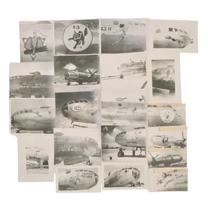 Original U.S. WWII AAF Nose Art Photo Collection with Fantastic …