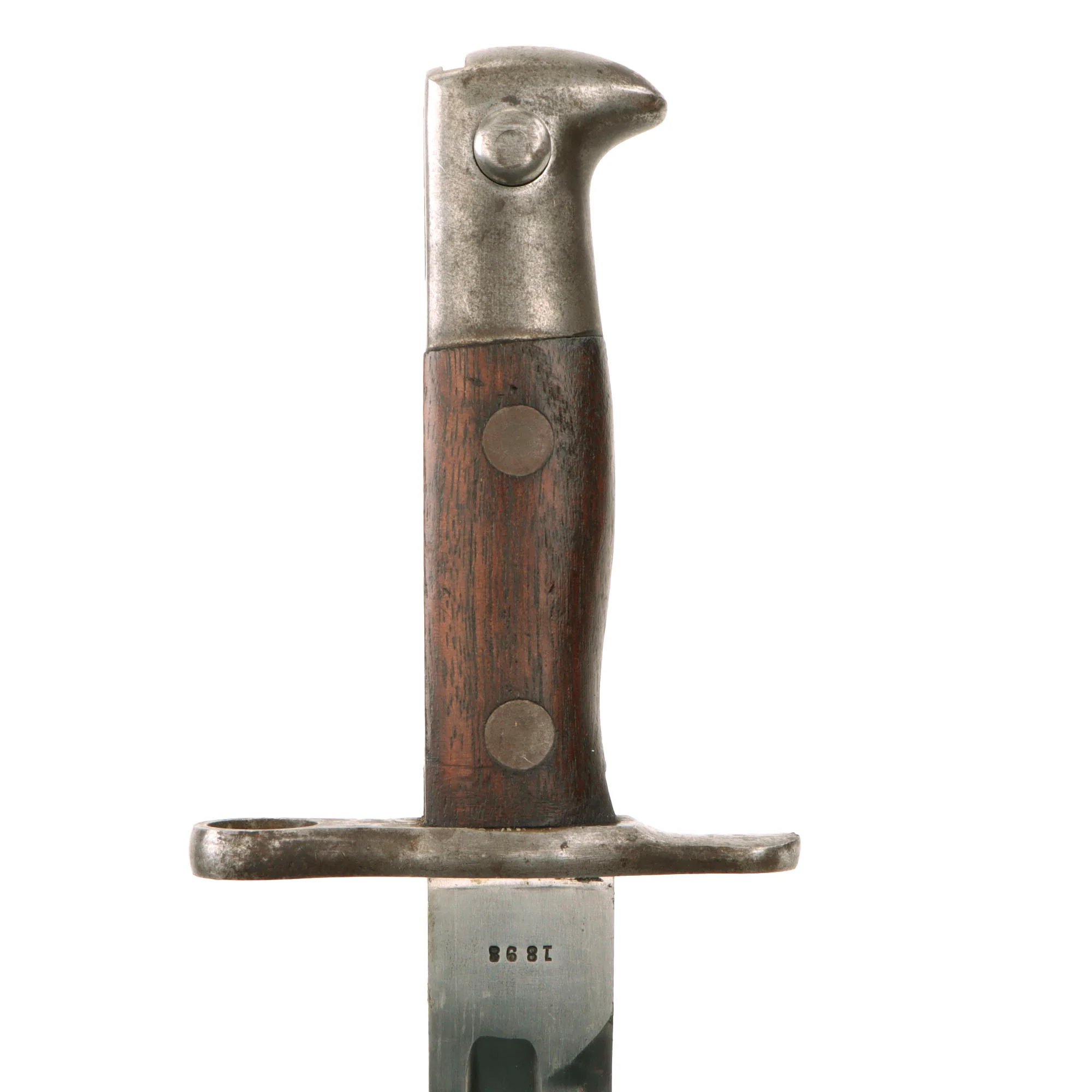 Original U.S. Spanish - American War Model 1892 Krag Rifle Bayonet and 1st Pattern Scabbard - Dated 1898 — image 3
