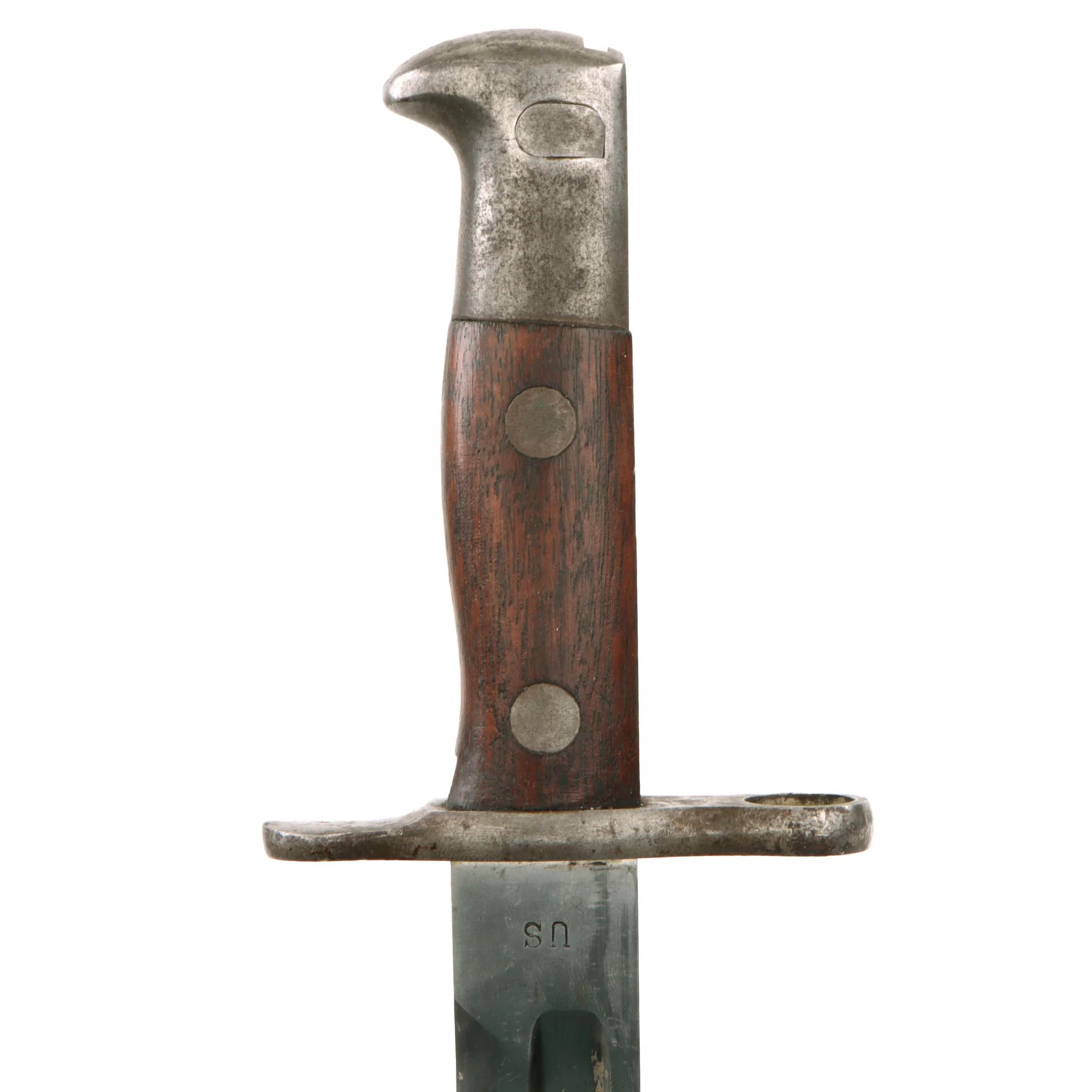 Original U.S. Spanish - American War Model 1892 Krag Rifle Bayonet and 1st Pattern Scabbard - Dated 1898 — image 5