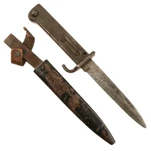 Original German WWI Steel Hilt 5 1/4' Blade Ersatz Bayonet …