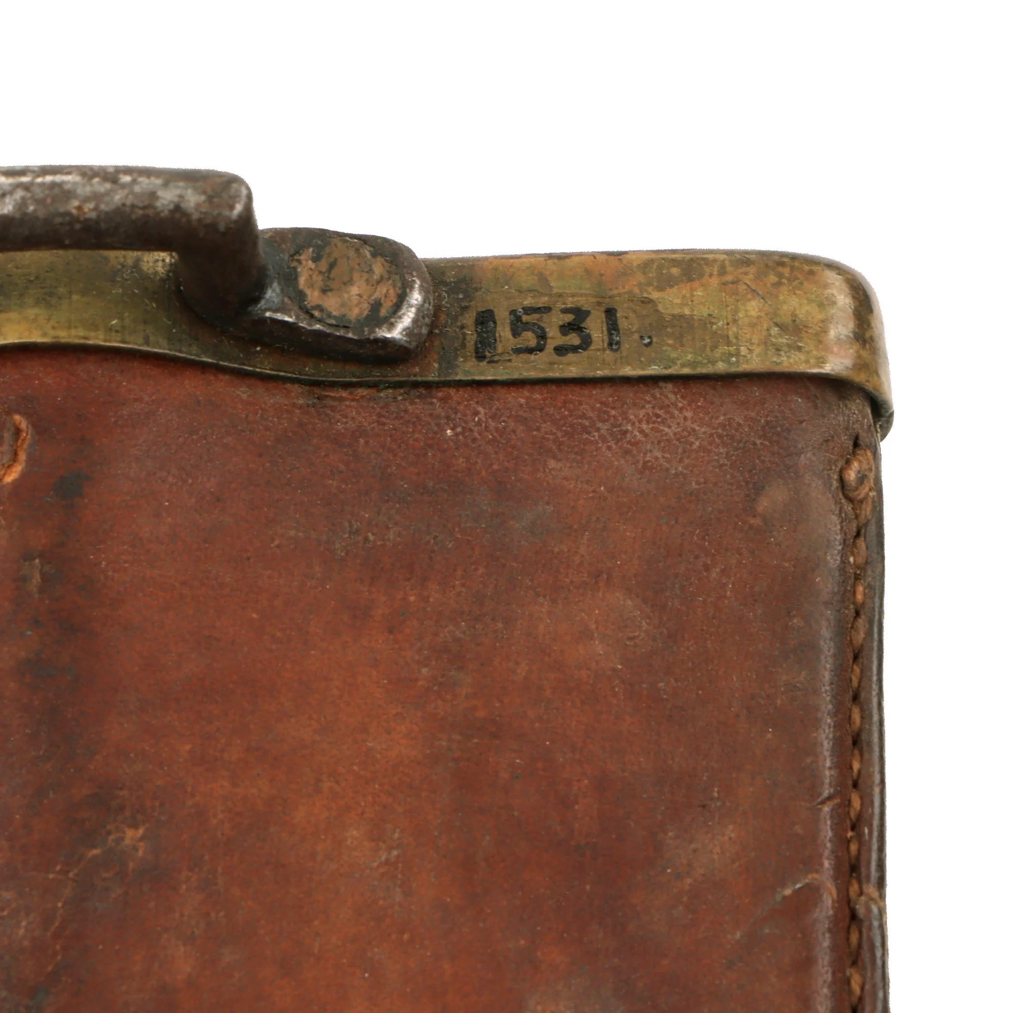 Original U.S. Indian Wars Era Model 1873 Entrenching Tool Knife with U.S. Marked Leather Scabbard — image 14